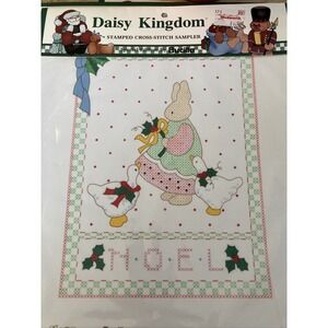 Bucilla Stamped Cross Stitch Daisy Kingdom Christmas 63448 Peace on Earth